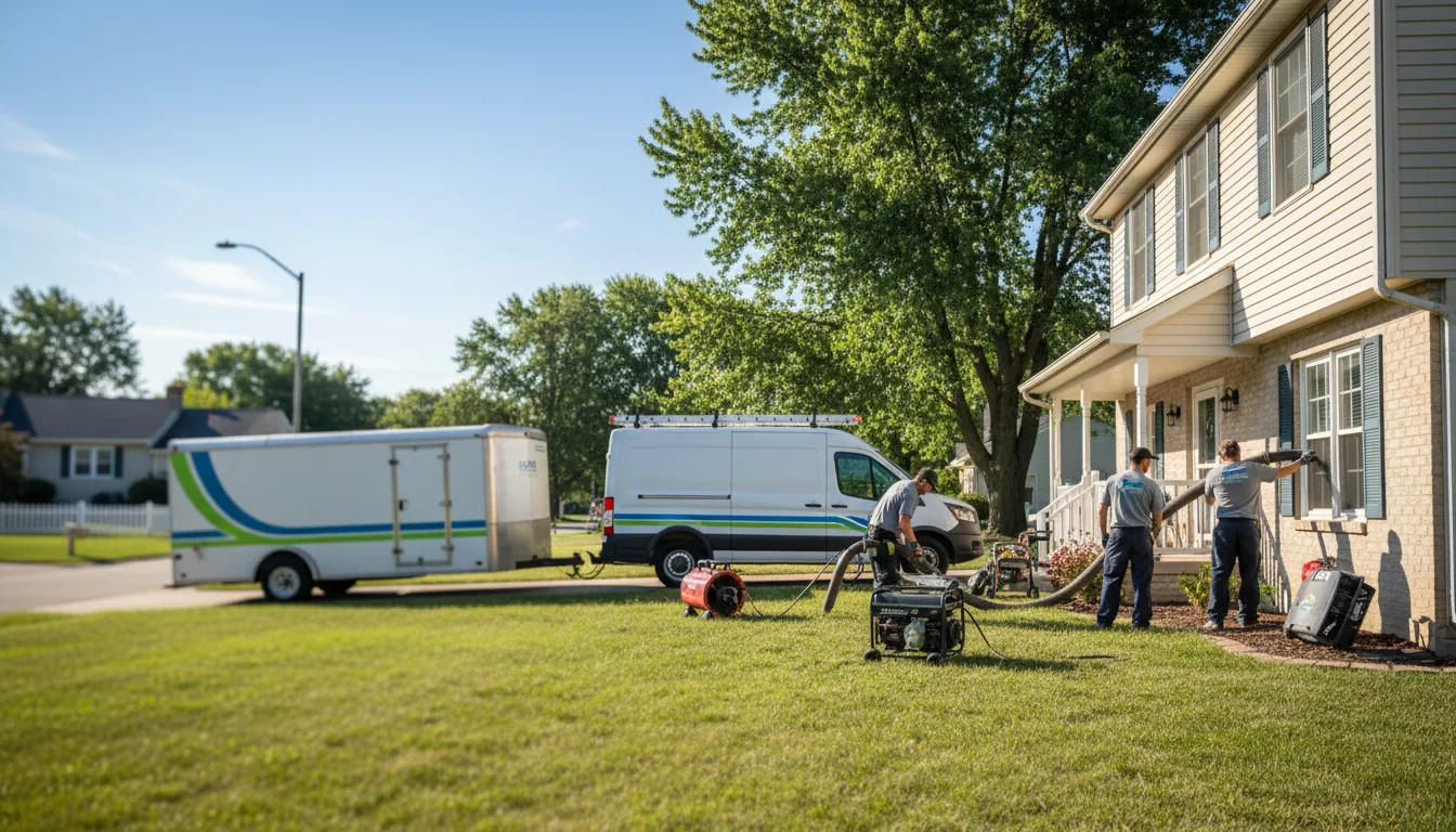 Flooded Basement Restoration And Cleanup With Repair in Alamo, IN near me